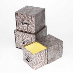 συνηθισμένο κιβώτιο συρταριών χαρτιού συρραφής για κοσμήματα συσκευασίας