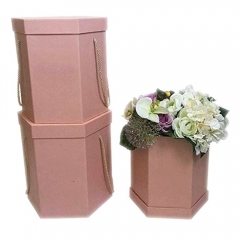 Εξάγωνο Ανθοπωλείο Συσκευασία Λουλούδια Δώρο Κουτί, Γάμος Διακόσμηση Κόμμα