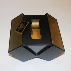 Δημιουργικό νέο σχεδιασμό Custom Wine Box με ανάγλυφο