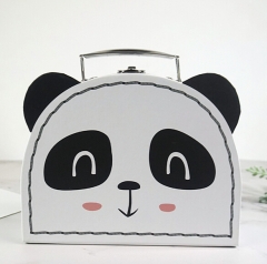 Κουτί βαλίτσας σχεδιασμού χαρτιού Panda για ζωϊκό σχεδιασμό για παιδιά
