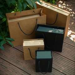 Υψηλής ποιότητας χαρτί Kraft Shopping Bag με κουτί δώρου για γενέθλια