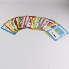 προσαρμοσμένες εκπαιδευτικές κάρτες χαρτιού εκτύπωσης χαρτιού καρτών χαρτιού εκτύπωση καρτών