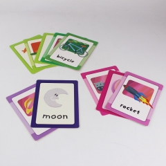 πολυτελείς πολύχρωμες εκτυπωμένες κάρτες flash 350g για παιδιά